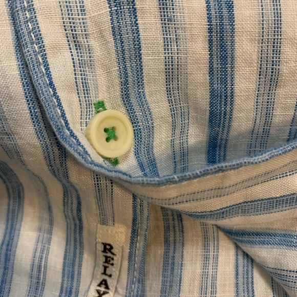 Tommy Bahama Relax Academy Linen M button up shirt - Picture 14 of 15